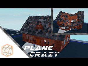 A House with realistic destruction Phyics... || ROBLOX Plane Crazy