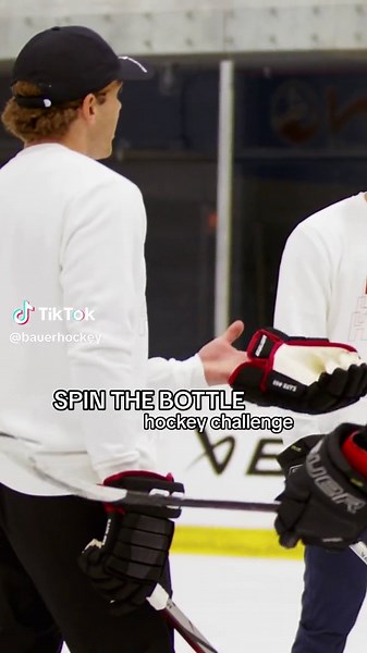 Spin the Bottle Hockey Challenge with Trevor Zegras | HypeSquad Competition