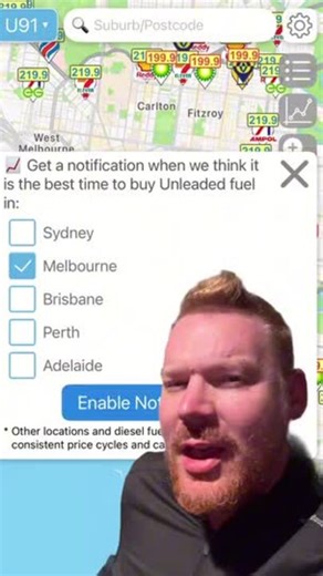 Drivers rush to fuel price app
