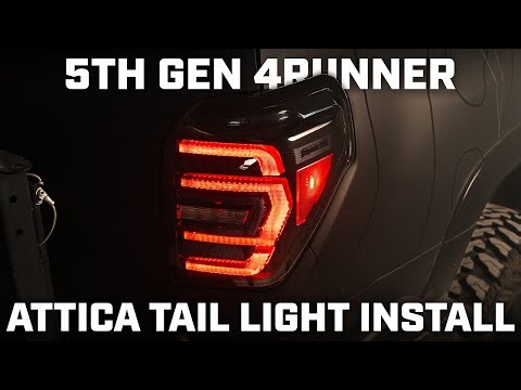 ATTICA 5th Gen 4Runner Tail Lights // Plug & Play Install - 10-Min Upgrade!