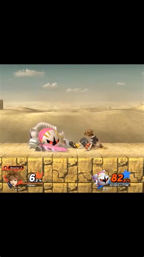 💥Insane up-air combo by Meta Knight💥#SmashBrosUltimate #MetaKnight #Sora #SmashCombo #Shorts