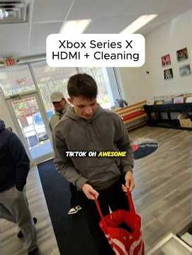 XBOX SERIES X HDMI + CLEANING!!! #brokenfix #smartphone #tech #problemfix #brokendisplay #broken