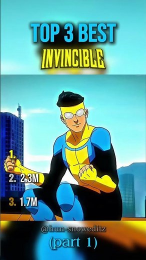 These INVINCIBLE edits are CRAZY💛 (PART 1)