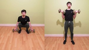 Squat Bicep Curl Tutorial and Variations