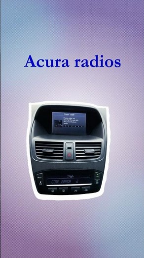 Want to Reset Your Acura Radio Code in Seconds? Watch This Now
