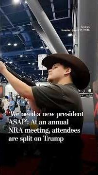 'We need a new president ASAP:' At an annual NRA meeting, attendees are split on Trump