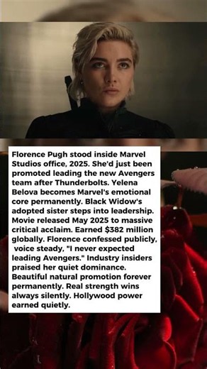 Florence Pugh Became Marvel's New Avengers Leader—Her Quiet Promotion Stunned Hollywood Forever