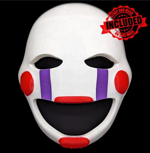 FNAF Wearable Marionette Mask / Puppet Mask / Five Nights at Freddy's / Cosplay FAN Created Products - Etsy