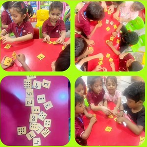 A child's math knowledge at the start of kindergarten predicts later academic achievement better than early reading or attention skills. This is how the little ones of early years at Solitaire Global Schools Attapur practiced their counting, matching, and sorting through various math activities. | Solitaire Global Schools