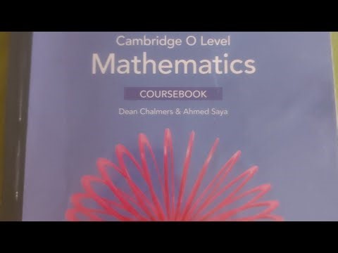 Cambridge o level mathematics coursebook dean chalmers and ahmed saya third edition. ex 1.1b q7-q11