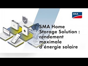 SMA Home Storage Solution: rendement maximale d’énergie solaire