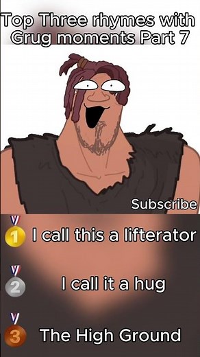 Top Three rhymes with Grug moments Part 7 #funny #funnymoments #viral