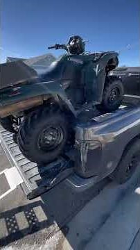 Loading an ATV on top of a DECKED Drawer System