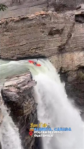 The Scariest Kayaking Drop In The World (Ram Falls, Alberta)