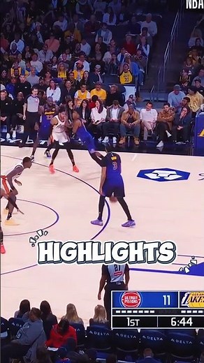 LeBron James Knocks Down 3-Pointer! | Lakers vs Pistons | NBA 2024 Highlights #nba