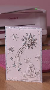 Now this is a showstopper! 💫 How elegant is this design using our brand new Shooting Star stamp and die 😍 and it’s quick and easy to make too! | Chloes Creative Cards