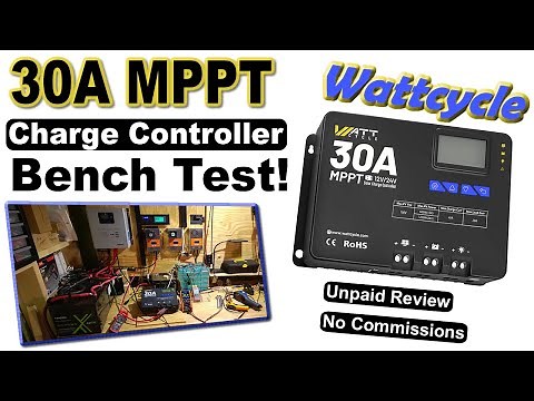 Testing the 30A #WattCycle MPPT Solar Charge Controller - my review and thoughts