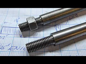 Cutting a Metric Thread on an Imperial Boxford Lathe.