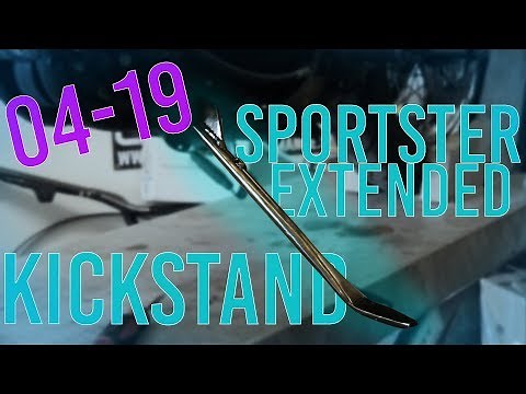 * HOW TO* 04-19 Sportster Extended Kickstand Install