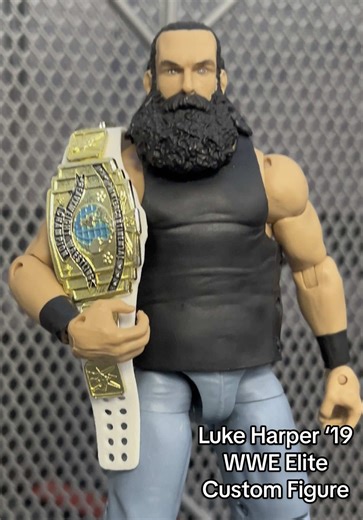 Custom WWE Elite Figure of Luke Harper (Brodie Lee)