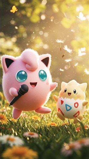 Jigglypuff & Togepi AI Fusion 🎤🥚#Pokemon #fusion #Jigglypuff #Togepi