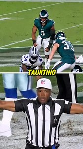 Nolan Smith of the Philadelphia Eagles was called for the first controversial taunting call of the NFL season #philadelphiaeagles #dallascowboys #nolansmith #referees #nfl | The Final
