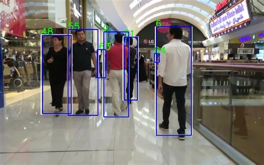 yolov3_deep_sort test video