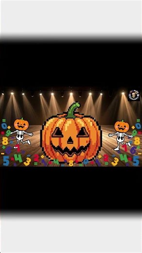 The Counting Pumpkin Band | Counting Song for Kids #kidsshorts #kidsmusic #holloween #countingsongs