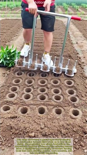 Genius Agricultural Tool: Planting 4x Faster!