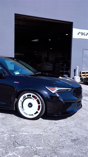 We threw our first set of @evstuning Aerodiscs on this Integra Type S, paired with some @titan7wheels , and we love the way it turned out! Stay tuned for more updates on the Aerodiscs regarding the release date and fitment! | Evasive Motorsports