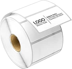 Amazon.com : 2.25" x 1.25" Direct Thermal Label - Compatible with Rollo Label Printer & Zebra Desktop Printers – 1” Core, UPC Barcode Shipping Address SKU Sticker, Adhesive & Perforated - 2 Rolls, 1000/Roll : Office Products
