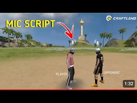 Mic For All Script For Craftland | PAC Gaming World
