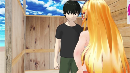 【MMD】目を合わせないモーション