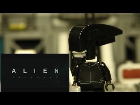 LEGO Alien Reacts to Alien: Covenant (2017) Trailer