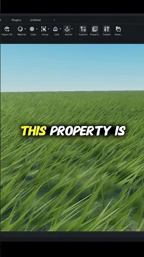 How to get windy grass in roblox studio! #gamedev #lua #roblox #robloxstudio #scripting