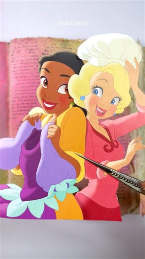 Journaling | The Princess And The Frog : Tiana & Charlotte | Scrapbooking