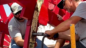 12 reactions | The Belle's paddlewheel is made up of 608 pieces of paddlewood, weighs 17.5 tons and is the Belle's only means of propulsion! Take a peek into the task of replacing old pieces of paddlewood and donate today during Give for Good Louisville to support preservation initiatives such as this one! Donate here ➡️ giveforgoodlouisville.org/organizations/friends-of-the-belle-58514f67-9361-4a3a-903d-1af4794c8ba3 #GiveForGoodLou | Belle of Louisville Riverboats | Facebook
