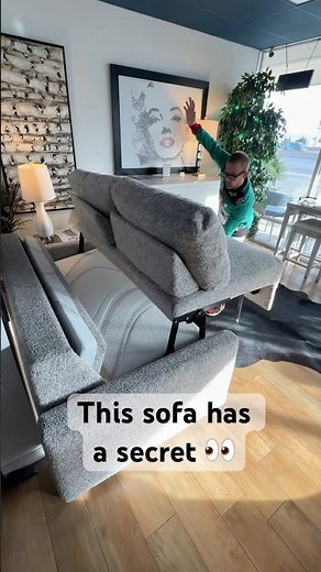This Sofa Has a Secret 👀 Hidden Bed Inside