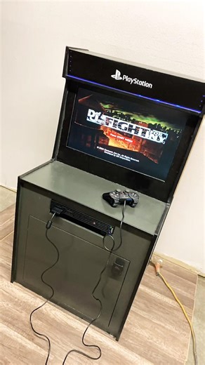 Turning an old ps2 into a small arcade cabinet. #playstation #ps2 #gaming #arcade #defjam #gta
