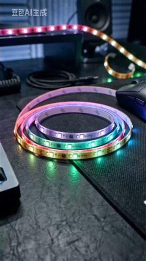RGB LED Strip Setup 🔥#shorts
