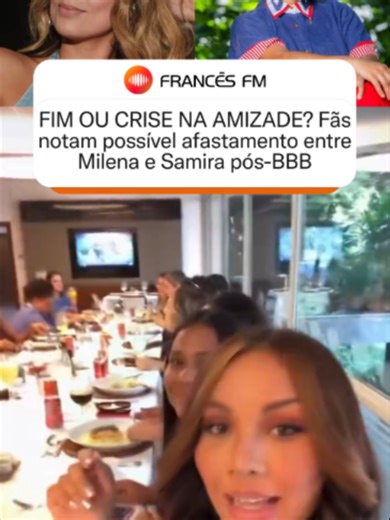 Amizade BBB 26: Milena e Samira em Crise?