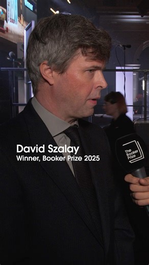 Shabaz Ali spoke with David Szalay moments after he was announced as the winner of the Booker Prize 2025. | The Booker Prizes