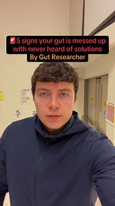 I Study Gut Disease — These 5 Signs Your Gut Is Wrecked (Nobody Talks About #5) Most people blame their skin, energy, focus, or cravings on “stress” or “bad genetics.” But in gut research, we see something very different. Your gut microbiome controls far more than digestion. It influences inflammation, brain chemistry, hormone balance, immune function, and even your daily energy levels. Here are 5 hidden signs your gut may be out of balance — and science-backed ways to start fixing it: 1️⃣ Chron