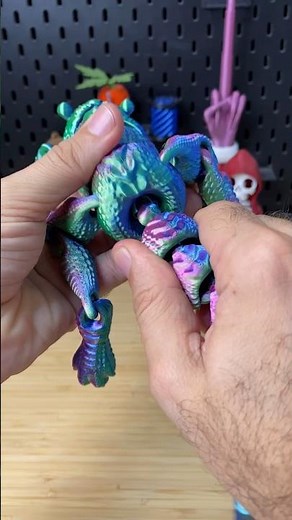 3D Printed Flexi Dragon Finger Arm Puppet | Best Cool Things to 3D Print