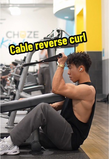 Master Reverse Curls with the Seated Cable Row Machine