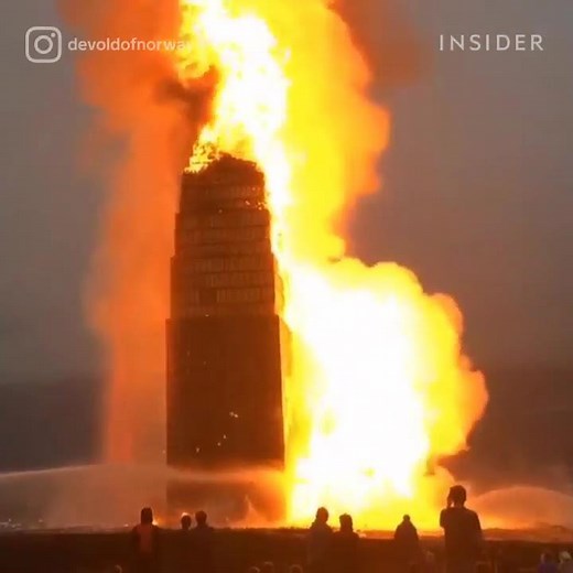 This is the biggest bonfire
