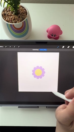Creating a Purple Floral Pattern in Procreate