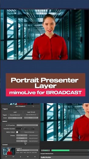 Present live in style with mimoLive®