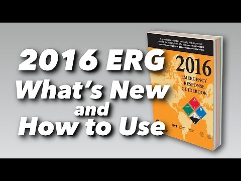 2016 ERG (Emergency Response Guidebook) Video