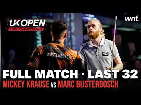 Mickey Krause vs Marc Bijsterbosch | Last 32 | 2025 UK Open Pool Championship